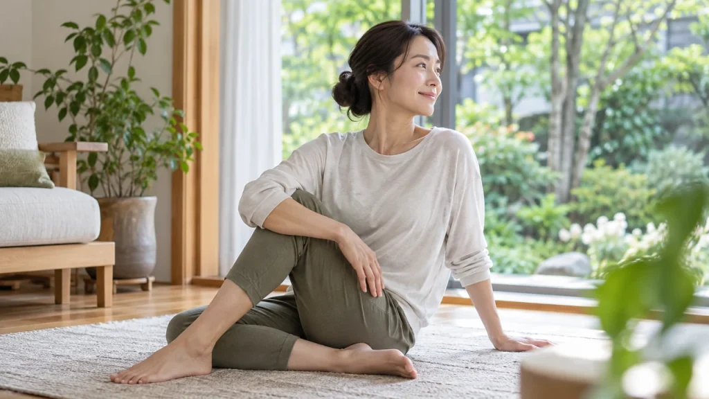 腰の痛みについて寄せられた実践後の感想をテーマにしたAI生成のイメージ写真